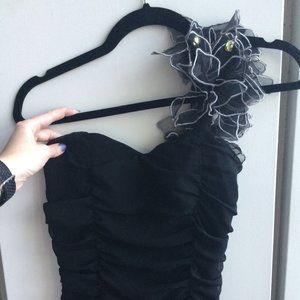 Little black mini dress